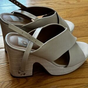 Dolce Vita Grey Wedge Heels